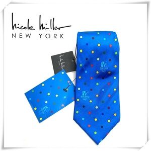 NWT Nicole Miller NYC Marathon Olympic Silk Ties